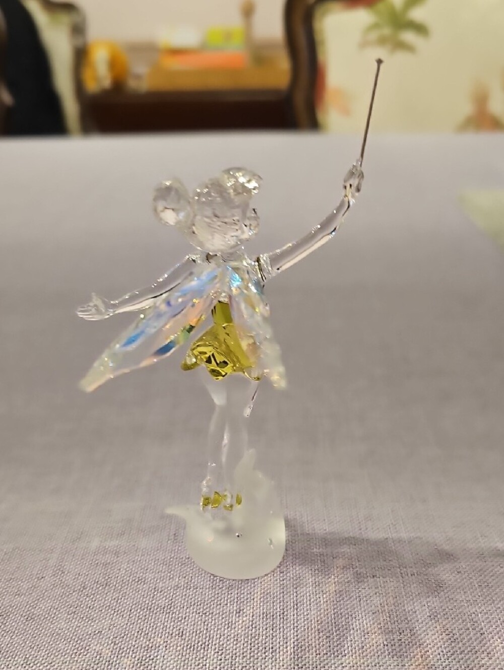 Swarovski Tinkerbell Figurine with Iridescent Wings - Picture 2 of 3